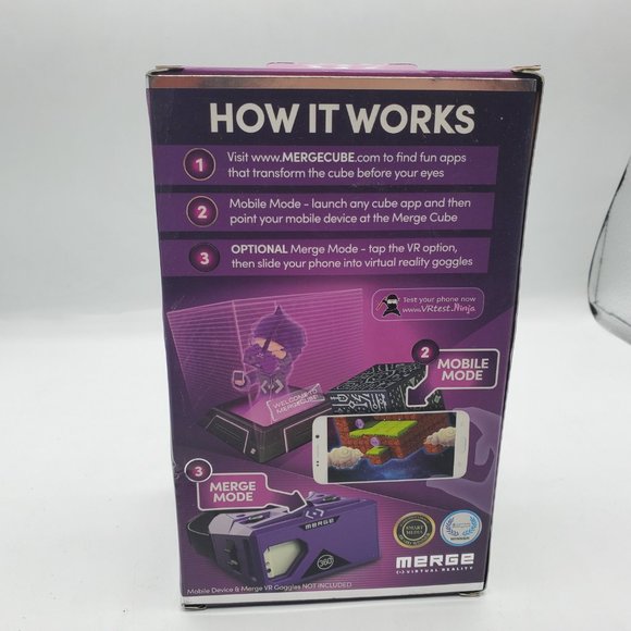 MERGE CUBE AUGMENTED & VIRTUAL REALITY SCIENCE & STEM EDUCATIONAL TOY - Picture 4 of 7